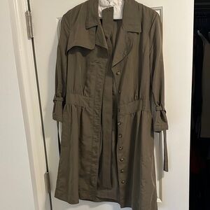 Classic Tan Women's Trench style dress
